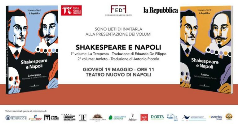 Presentazione dei volumi ‘Shakespeare e Napoli’, al Teatro Nuovo