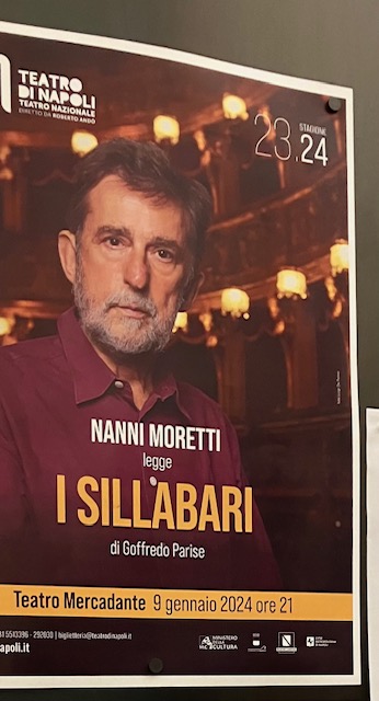 Nanni Moretti,  debutto in scena con Sillabari al Mercadante di Napoli