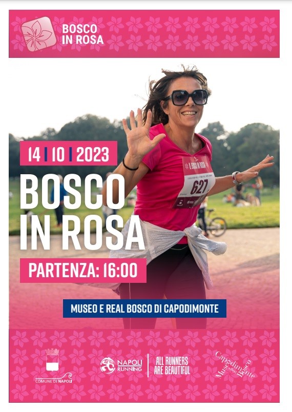 Bosco in Rosa – Corri tra i capolavori per il Centro ustioni pediatrico del Santobono nel Real Bosco di Capodimonte